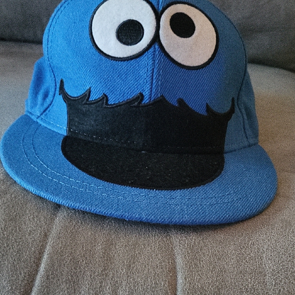 Sesame Street Blue Cap with Green Label